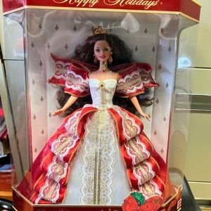 RARE Special Edition Barbie 1997 Happy Holidays 10th Anniversary NIB NRFB